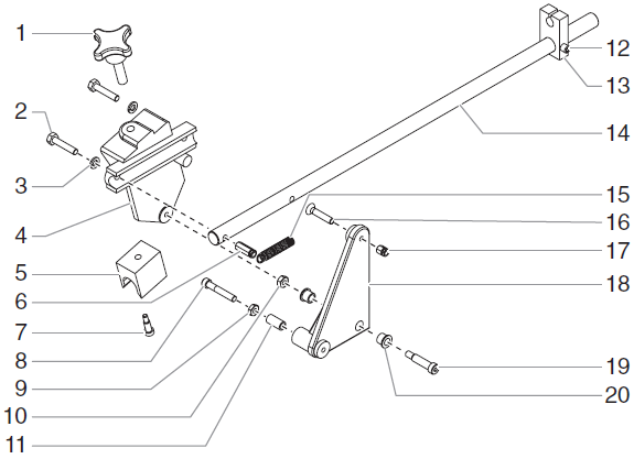 LineCrew 750 Gun Holder Assembly (P/N 0509171)